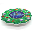 Round Xmas Clock DIY Diamond Painting Special Shape Full Drills Home Decor