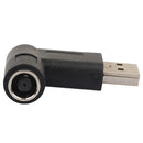 Portable 7.9mm x 0.9mm DC Power Converter Connector Black for Lenovo Yoga 3