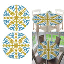 2pcs Round Dining Table Cloth Cover Round Catering Table Tablecover 48/60"