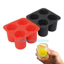 Party Drink Glass Freeze Shooters Ice Cube Shot Silicone Mold Maker Mould
