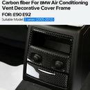For BMW E90 3 Series 2005-2012 Carbon Fiber Interior Rear Air Outlet Cover