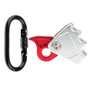 9mm-12mm Rope Grab Protecta Ascender + 25KN Locking Carabiner for Rock Climbing