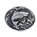 Western Cowboy Fish Belt Buckle For Mens Jeans Accessories Metal Belt Buckle OZ