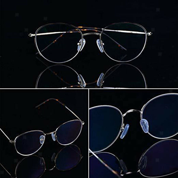 Eyeglass Repair Kit, Screw-in Improved Air Chamber Anti-Slip Silicone Nose Pads