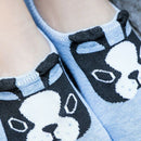 Women Cute Doggy Antiskid Socks Super Addorable Shallow Mouth Invisible Soc Q5T5