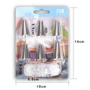 8pcs/set Stainless Steel Nozzles Set DIY Cakes Decorating Tips Set MouthB Ew