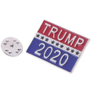 2020 Metal Badge Trump Enamel Pins America President Republican Campaign Gi FT
