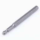 6Pcs 100Mm Length 1/4 Inch Hex Screwdriver Bit Set Shank Magnetic Hexagon H C2X5