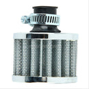 12mm Sliver Car Motor Cold Air Intake Filter Turbo Vent Crankcase Breather fse#