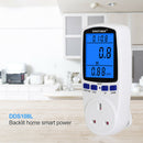 Backlight Plug in Power Meter Electricity Analyzer Socket Wattmeter (UK)