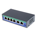 6 Ports POE Switch Ethernet Desktop 4+ 2 10/100Mbps 4 PoE Port + 2 Uplink 60W