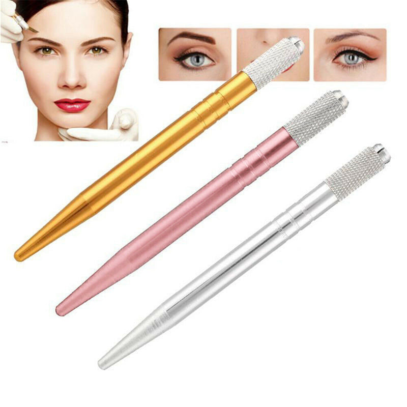 UK Makeup Permanent Eyebrow Tattoo Manual Pen Microblading Tattoo Machine Tools.
