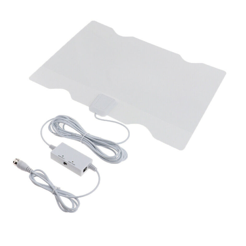 Indoor Digital HDTV TV Antenna Aerial Amplified 80Miles Range