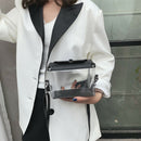 Fashion Lady Personality Transparent Jelly Chain Shoulder Wild Messenger Tr
