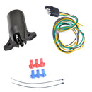 7 Pin To 4 Way Trailer Plug Connector Adapter For Brake Stop Signal Lights