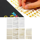7Pack Self Adhesive Alphabet Letters Numbers Scrapbooking DIY Craft Stickers