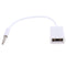 3.5mm Male Audio AUX Jack to USB 2.0 Type A Female Converter Cable JR