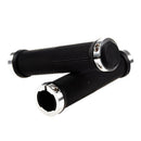 Pair Mountain Bike MTB BMX Bicycle Cycling Double Lock Handlebar Grips Silv G5E4