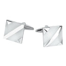 1Pair Men's Shirt French Square Shell Brass Cufflinks Cuff Links For Male Suits