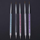 5pcs Liner Gel Nail Art Painting Pens Polish Dotting Pencil Manicure Brush A