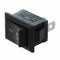 10 Pcs SPST Mini Black 2 Pin Rocker Switch AC 125V 10A 250V 6A S6D8