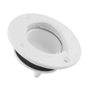 6pcs Nylon Marine Yacht Cockpit Deck Round Scupper Valve Drain with Gasket Seal