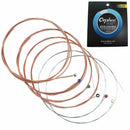 Orphee 6Pcs/set Professional Medium Light Extra Light Acoustic Guitar Strin T7N3