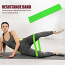 Fitness Yoga Workout Squats Training Hip Loop Resistance Bands (Green 0.35) A
