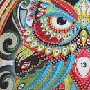 5D DIY Special Shape Diamond Painting Wolf Leather Mural Wall Decoration