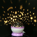 Rotation Star Sky Kid Luminous Light Lamp Night Projector Romantic Decorati