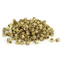 M3 x 3mm x 4mm Brass Injection Molding Knurled Threaded Insert Nuts(500pcs) P4K9