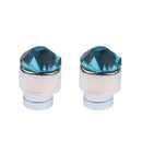12Pair 4mm Crystal Rhinestone Magnet Ear Stud Earrings Magnetic Mens Women