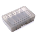 5 Grids Clear Plastic Fishing Lures Bait Storage Tackle Box Container Org WWR