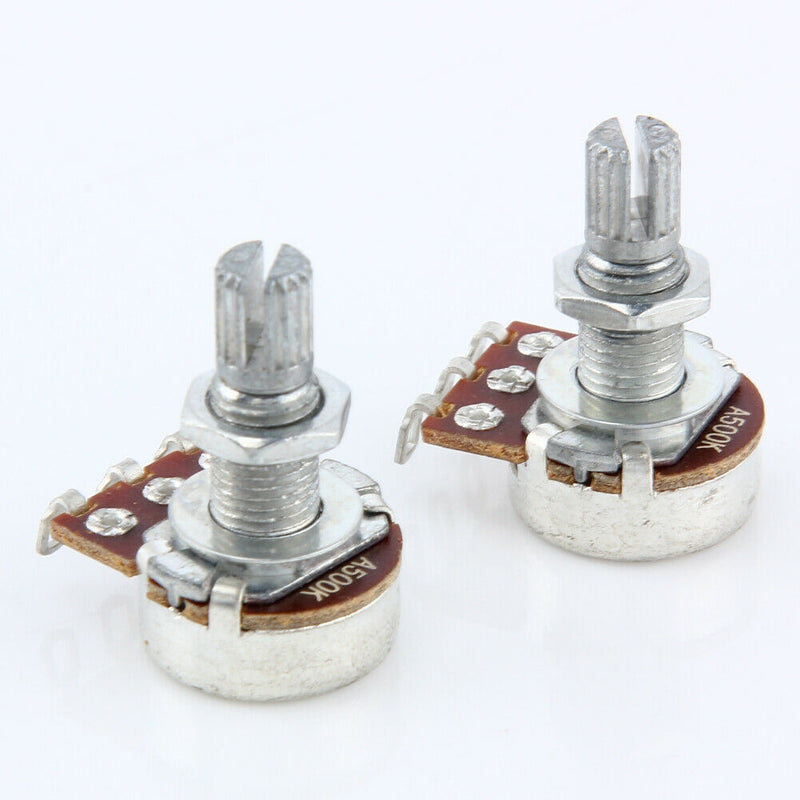 10pcs A500K OHM Audio POTS Guitar Potentiometer Replace for Electric Guitar