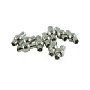 20pcs Leather Cord End Cap Kumihimo Magnetic Clasp DIY Jewelry Making Crafts