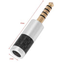 1 pcs 4.4mm Headphone Earphone 5 Pole Pin Plug Jack Audio DIY Adapter For S