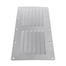 1x Stainless Steel Air Vent Cover Panel Rectangle Louver Air Ventilation OIH