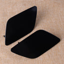 1 Pair R+L Front Headlight Washer Nozzle Cover Fit For Audi S6 2009-2011 Black