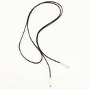 Lady Charm Bohemia Neck Jewelry Sexy Black Imitation Leather Choker Tie Necklace
