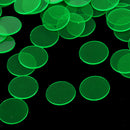 Professional Bingo Game Transparent Color Counters Plastic Marker Green