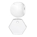Pack of 2 Hanging Hexagon Glass Terrarium - Heat Resistant, Handmade, Air Plant