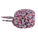 4x Adjustable Patterned Doctor Scrub Cap Beanie Cap Chemo Cap for Ponytail