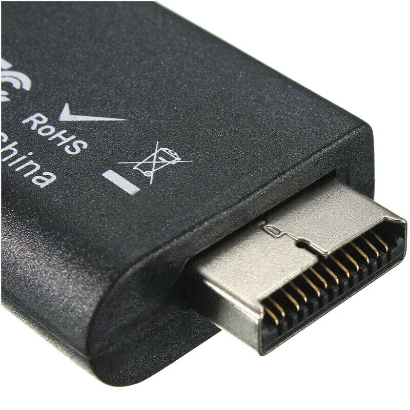 PS2 to HDMI Video Converter Adapter with 3.5mm Audio Output for HDTV HDMI R6N1