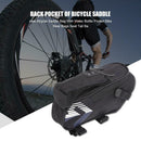 Bicycle Seatpost Saddle Rear Bags MTB Bike Seat Tail Bags with Bottle Pouch