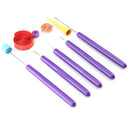 5 in 1 Quilling Tools, 5Pcs Different Size Quilling Slotted Tools Paper Qui H5U9