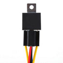 1X DC 12V Car SPDT Automotive Relay 5 Pin 5 Wires Harness Socket 30/40 Amp 3c