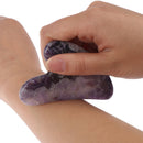 Face Body SPA Amethyst stone Board Gua Sha Body Relaxing Scraping MassageS Ew