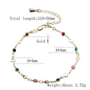 Fashion Women Zircon Star Sun Foot Chain Barefoot Anklet Casual Jewelry