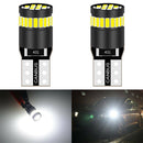 2x CANBUS T10 Wedge12-24V Parker Number Plate LED Bulbs W5W 501 194 168 WHITE