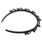 Double Layer Bangs Clip Clamp Hairpin Hair Hoop Headband Hairband (Black)
